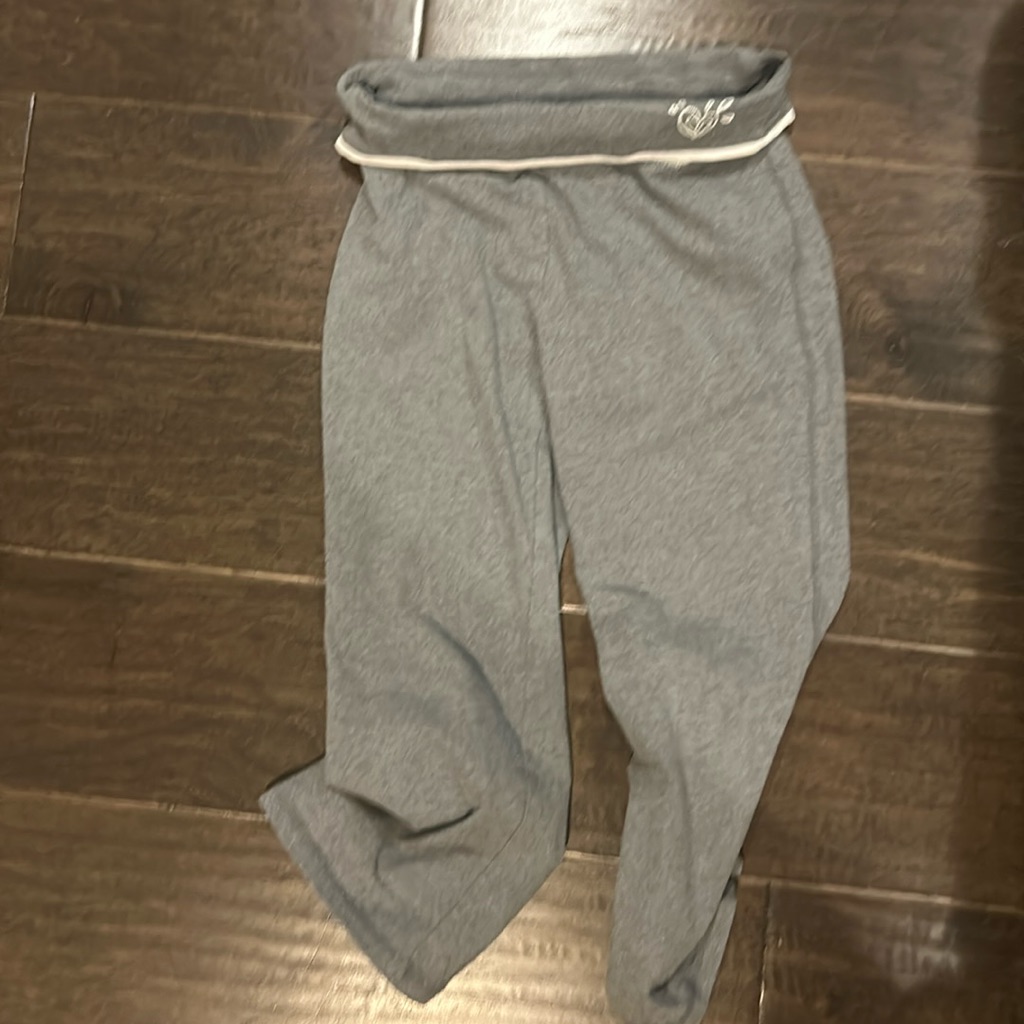 Justice Foldover Yoga Crop Size 12